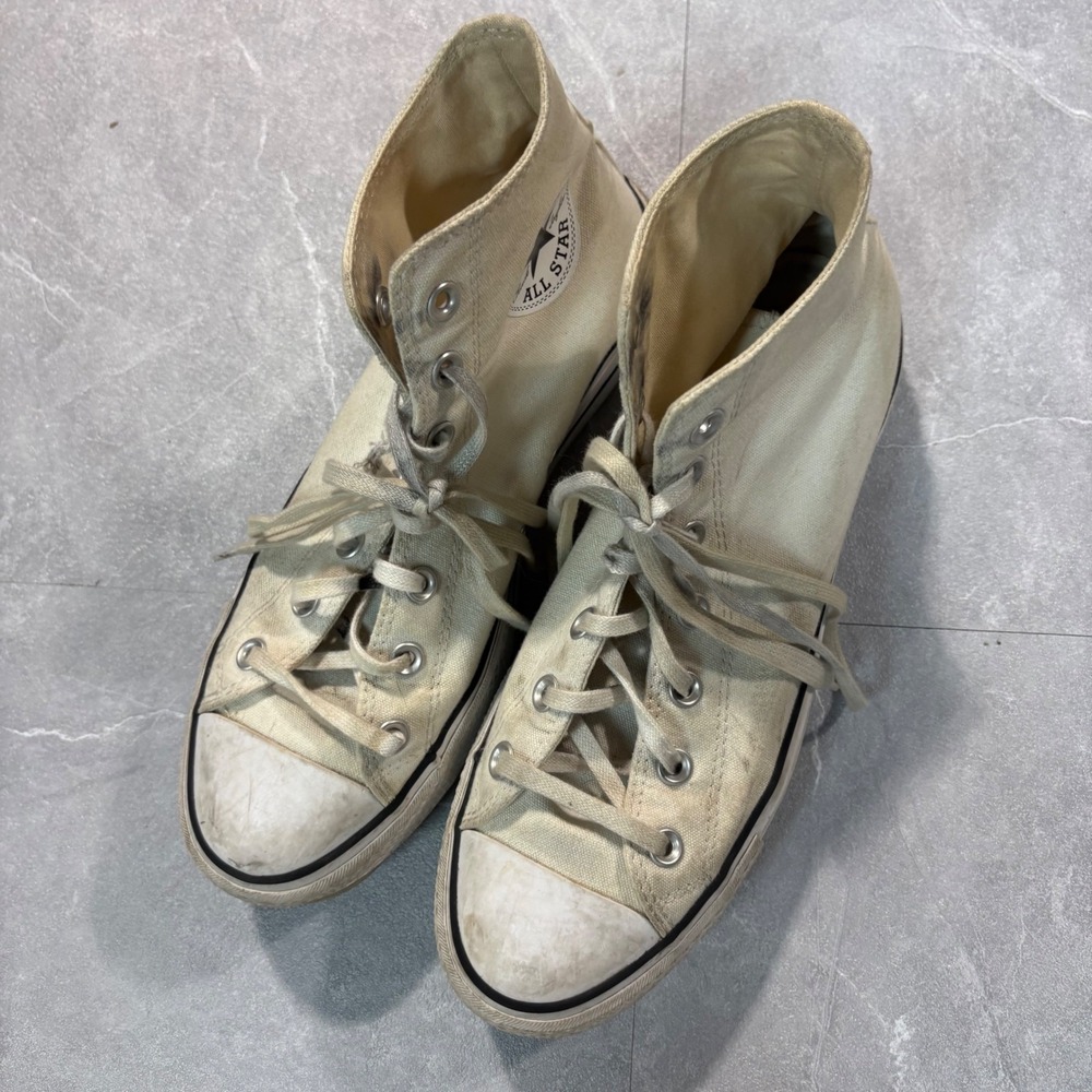 Converse Chuck Taylor All Star Lift Platform High Top Cream Sneakers 560846C 9W - Picture 2 of 4